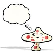 cartoon mushroom N21