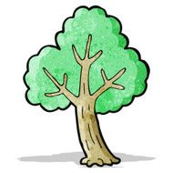 Cartoon Tree N111