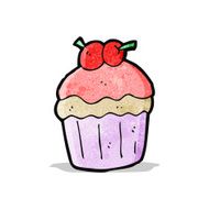 cartoon cupcake N39