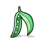 peas in a pod cartoon
