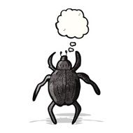 black beetle cartoon