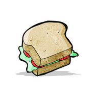 Cartoon Sandwich N18