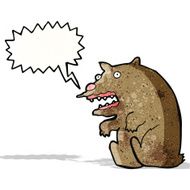 roaring bear cartoon