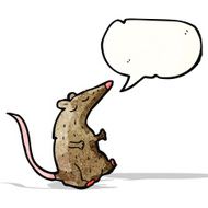 cartoon talking mouse