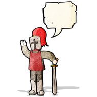 cartoon medieval knight N6