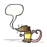 cute talking mouse cartoon