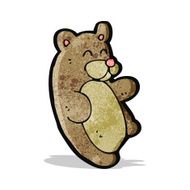 cartoon teddy bear N36