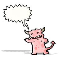 cartoon little devil N49