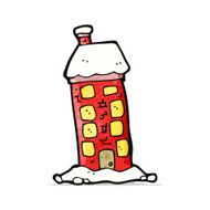 tall old house cartoon