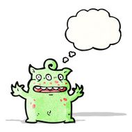 cartoon little alien N14