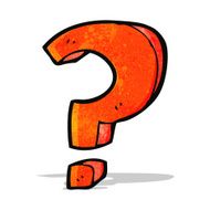 Cartoon Question Mark N28
