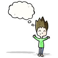 cartoon happy boy N15