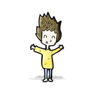 cartoon happy boy N16
