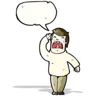 cartoon hard of hearing man N4