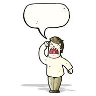 cartoon hard of hearing man N5