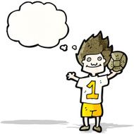 Cartoon Soccer Player N20