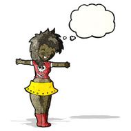cartoon rock music fan girl