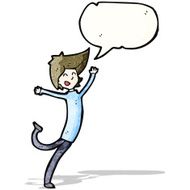 Cartoon Boy Dancing N7