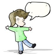 Cartoon Boy Dancing N8