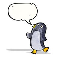 Cartoon penguin N25