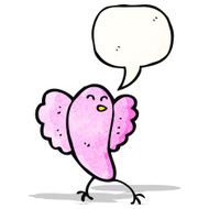 little pink bird cartoon N2