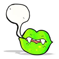 sey halloween lips cartoon N2