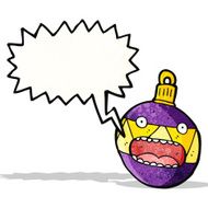 crazy shouting christmas decoration N5
