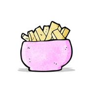 cartoon bowl of chips N2