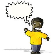 panicking man cartoon