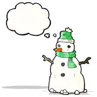 Cartoon Snowman N49