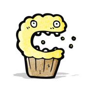 cartoon cupcake N41