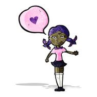 Cartoon Vampire Girl N14