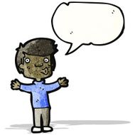 cartoon whistling boy N4