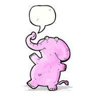 funny cartoon elephant N5