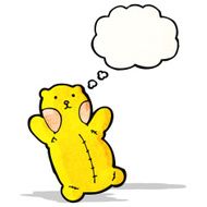 cartoon yellow teddy bear N2