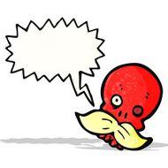 talking skull cartoon
