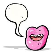 sexy cartoon lips N6