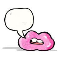talking mouth symbol N2
