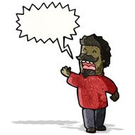 cartoon man giving speech N2