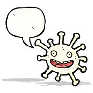 cartoon white blood cell