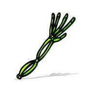 cartoon skeleton arm N5