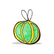 Cartoon Christmas Bauble N40