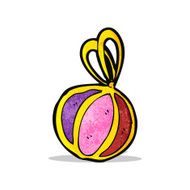Cartoon Christmas Bauble N42