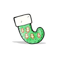 cartoon chirstmas stocking
