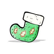cartoon chirstmas stocking N2