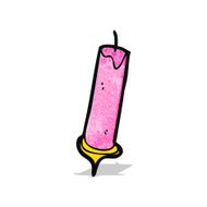 cartoon birthday cake candle N2