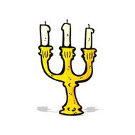 ornate candlestick cartoon N2