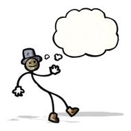 dancing stick man cartoon