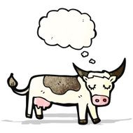Cartoon Cow N44