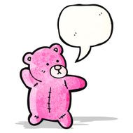 pink teddy bear cartoon N2